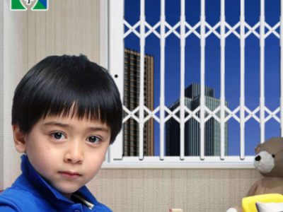 坤寧鋁合金推拉防盜窗防護(hù)窗飄窗陽臺(tái)防護(hù)欄隱形伸縮防盜網(wǎng)拉閘門