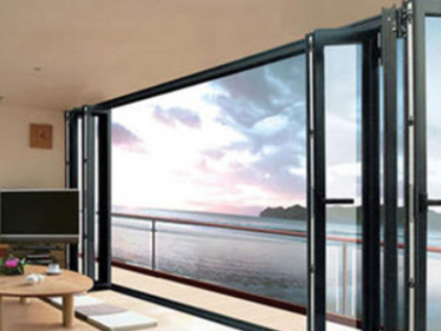 現(xiàn)代鋁合金折疊門75豪華陽臺開放式間斷隱形推拉式隔斷伸縮門定制