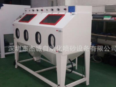 雙工位雙開門手動非標噴砂機 模具非標噴砂機 噴砂機生產(chǎn)廠家