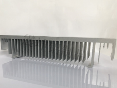 led路燈散熱器外殼定制 6061工業(yè)擠壓鋁合金型材陽極氧化表面處理