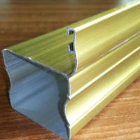 廠家供應防盜網鋁型材方管 拉彎金屬加工梅花管 拉彎梅花管鋁型材