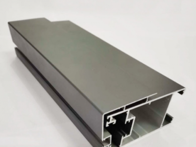 佛山廠家現貨 96推拉門型材 居家鋁合金門窗鋁型材 表面噴涂砂灰