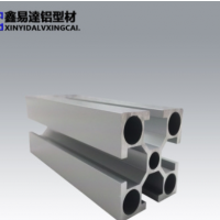 鑫易達工業鋁型材國標4040鋁合金型材電泳銀白自動化框架加工定制