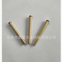 廠家加工定制加長銅銷釘，專業(yè)走芯機(jī)加工，