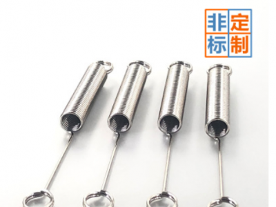 新億隆雙耳拉簧結構簡單彈簧鋼鍍鋅蛇形文件夾帶鉤拉簧 供應求購