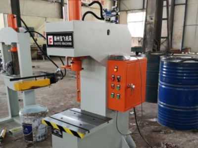 D現貨直銷手動單柱液壓機 20t軸承壓裝機 小型自動10噸單臂壓力機