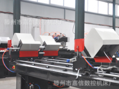 塑鋼門(mén)窗雙頭下料鋸 45度90度雙角鋸 PVC塑料型材平推切割機(jī)