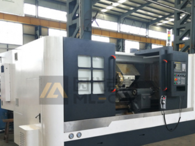 供應斜軌數控車床TC4558規格加工長度1000mm斜床身線軌數控車床