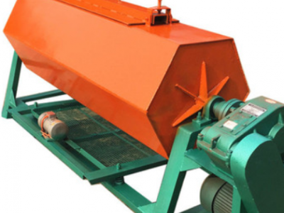 橡膠內襯滾筒拋光機鐵件去毛邊除銹六角滾筒拋光機去氧化層研磨機