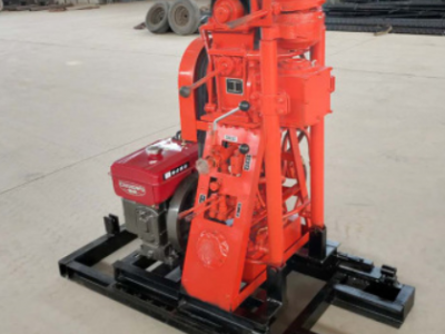 廠家熱賣移機款50米巖心取樣鉆機 柴油動力勘探鉆機 野外施工方便