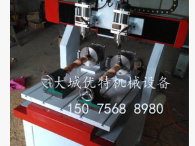 6060 旋轉軸 圓柱立體四軸四聯動彈弓全自動數控金屬打標雕刻機