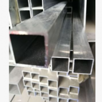 西安鋁方通70*25/76*25 76*76/76*44黑白色現貨 矩形合金扁管型材