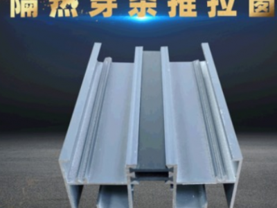HL-GR94隔熱穿條系列推拉窗建筑鋁型材 鋁合金節能推拉窗材料定制