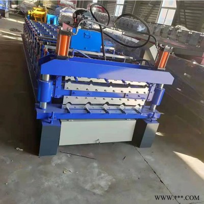 全自動彩鋼琉璃瓦機(jī)雙層840-900壓瓦機(jī)彩鋼瓦設(shè)備頂板墻板瓦楞板 雙層壓瓦機(jī)
