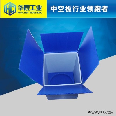 PP中空板周轉箱 紙箱型中空板箱 全新料工具盒 可折疊瓦楞板箱 **