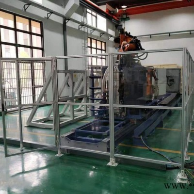 株洲創(chuàng)鋁型材護欄、工業(yè)鋁型材護欄、工業(yè)鋁型材圍欄、機器人護欄、機器圍欄 可定制 質(zhì)量保證