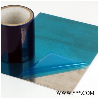 供應(yīng)藍(lán)色鋁塑板保護(hù)膜  無殘膠藍(lán)色鋁板保護(hù)膜 金屬表面保護(hù)膜