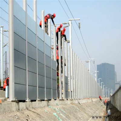 供應(yīng)  鍍鋅板聲屏障 鋁板聲屏障 聲屏障高速