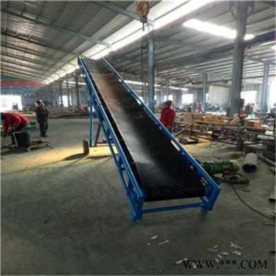 碼頭帶式輸送機(jī)廠家 六九重工鋁型材質(zhì)水平輸送機(jī)
