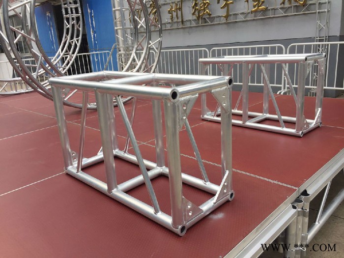 供應400*400舞臺桁架鋁合金燈光架螺絲架龍門架現貨直發Truss架鋁板架**國標鋁合金大桁架