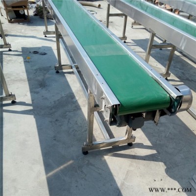 匯眾非標(biāo)電動(dòng)升降爬坡皮帶輸送機(jī)  鋁型材移動(dòng)輕型皮帶上料機(jī) 不銹鋼皮帶輸送機(jī)
