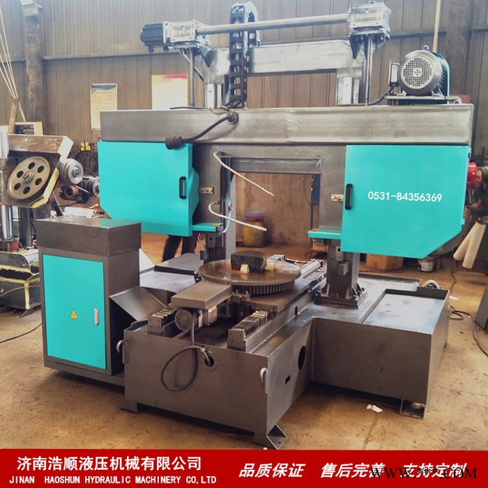 廠家直供南陽石旋轉(zhuǎn)平切帶鋸床 型材鋁材切割機(jī)   工業(yè)帶鋸  數(shù)控全自動(dòng)切割鋸床