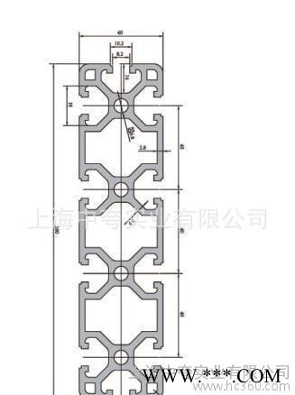 濟南工業鋁型材 鋁型材配件 標準型材 流水線自動化 4016