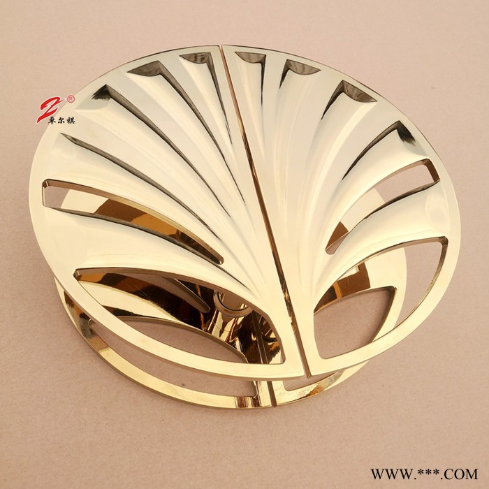 廠家定制豪華鋁板雕刻把手復古門把手酒店別墅門面把手 豪華門把手 玻璃門拉手鋁板拉手