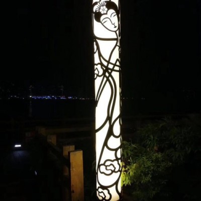 常州3米4米5米FNZH伍玖照明JGD683四川廣元園林廣場中式綠化太陽能鋁型材歐式庭院燈景觀燈柱廠家路燈方燈批發