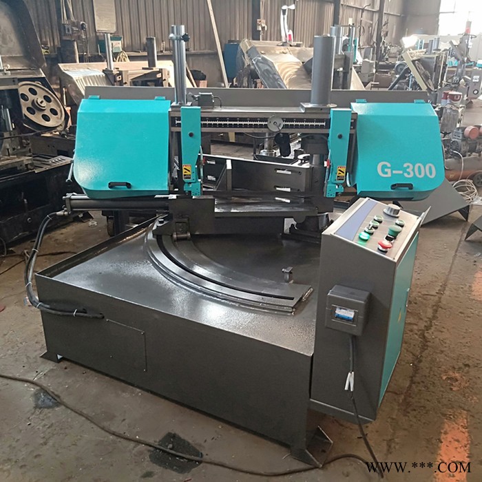 角度鋸床 0-60度任意切割帶鋸床  方鋼槽鋼鋁型材角度切割機(jī) 浩順液壓機(jī)械  **供應(yīng)各種規(guī)格型號(hào)鋸床