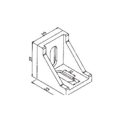 3030工業鋁型材鋁角碼 鋁型材連接件 加厚鋁合金角碼 免費