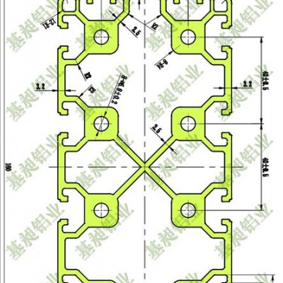 供應(yīng)設(shè)備框架鋁型材80160、80120、9090、100100工業(yè)鋁型材