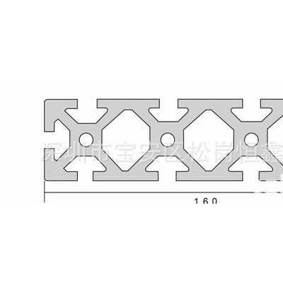 深圳工業鋁型材.40160加厚鋁型材