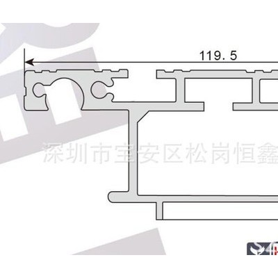 上下板機鋁型材.新款CY鋁型材