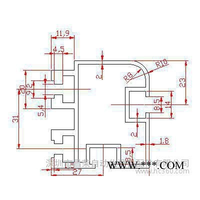 **51*56重型工業鋁型材流水線專用  插件線流水線鋁材