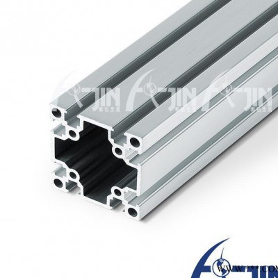 6063-T5自動化流水線國標雙槽工業鋁型材6060 直銷