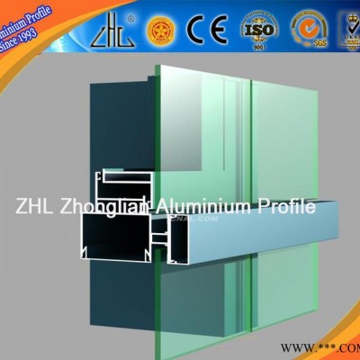 建筑裝飾工程 鋁型材粉末噴涂 粉末噴涂幕墻鋁型材價(jià)格