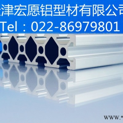 供應天津工業(yè)鋁型材2080歐標流水線檢測設備雕刻機導軌