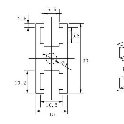 特價1530型材國標工業(yè)鋁型材1530鋁合金型材門窗1530