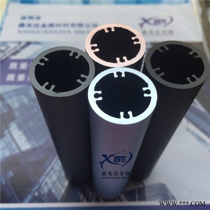 6063鋁管氧化加工 黑色鋁管 陽(yáng)極氧化彩色鋁管