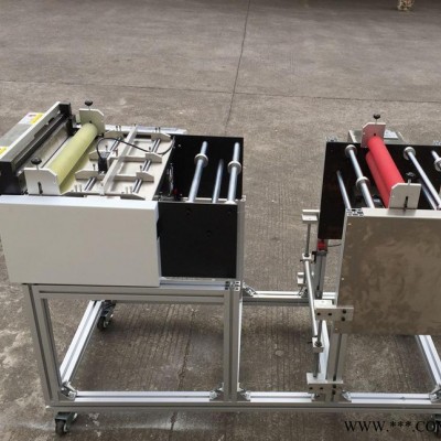 送料裁切一體機電腦裁切機定位無紡布全自動分切機pvc膜切片機