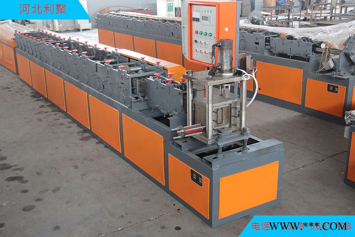 專業的鋼制防火復合簾片成型機防火卷簾門全套設備 冷軋機生產廠家