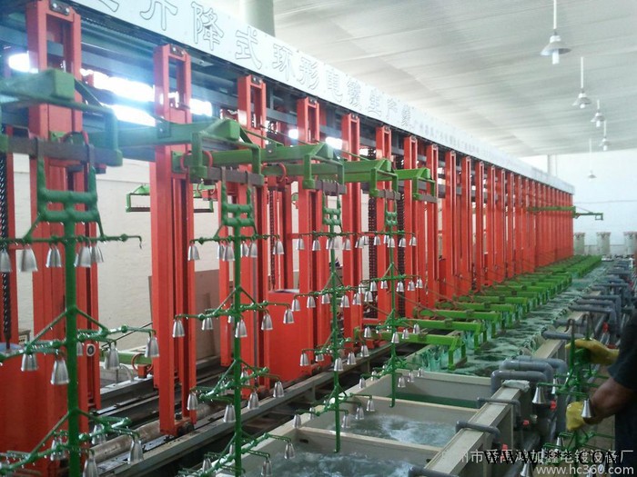 供應(yīng)鴻加鑫HJX全自動電鍍線  電鍍線  電鍍生產(chǎn)線  自動線廠家