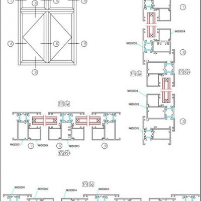 供應大瀝南華消光電泳鋁型材電泳鋁材