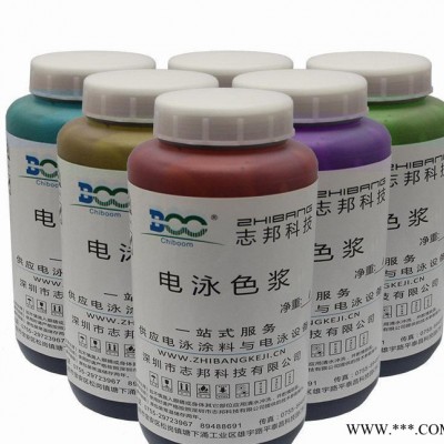 【直銷】QUV色漿 電泳水性色漿 電泳漆色漿