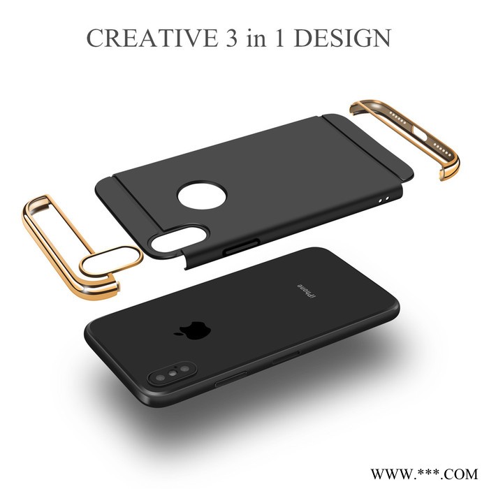 蘋果IPHONE X 三合一 電鍍加工大全