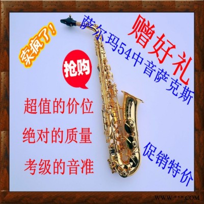 薩爾曼電泳金2013黃銅SELMER降E調(diào)中音薩克斯風(fēng)管樂(lè)器  新品