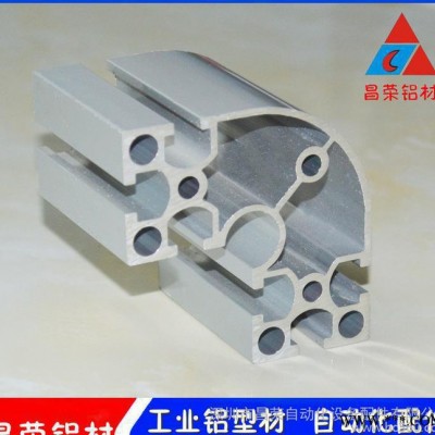 國標(biāo)電泳R6630鋁型材 圓轉(zhuǎn)角機(jī)架鋁合金型材