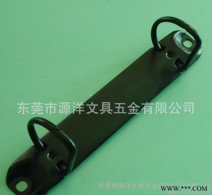 源洋【好評如潮廠】訂做　電泳五金　2孔夾　二孔Ｄ型文具夾夾子