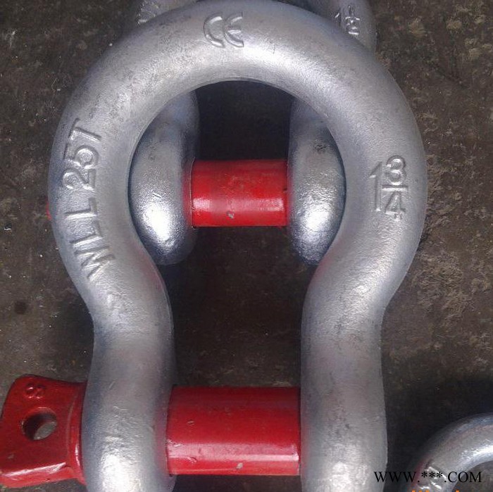 海燕牌弓形卸扣 高強度卸扣 弓型卸扣 弓形掛母卸扣 電鍍鋅弓形吊裝卸扣